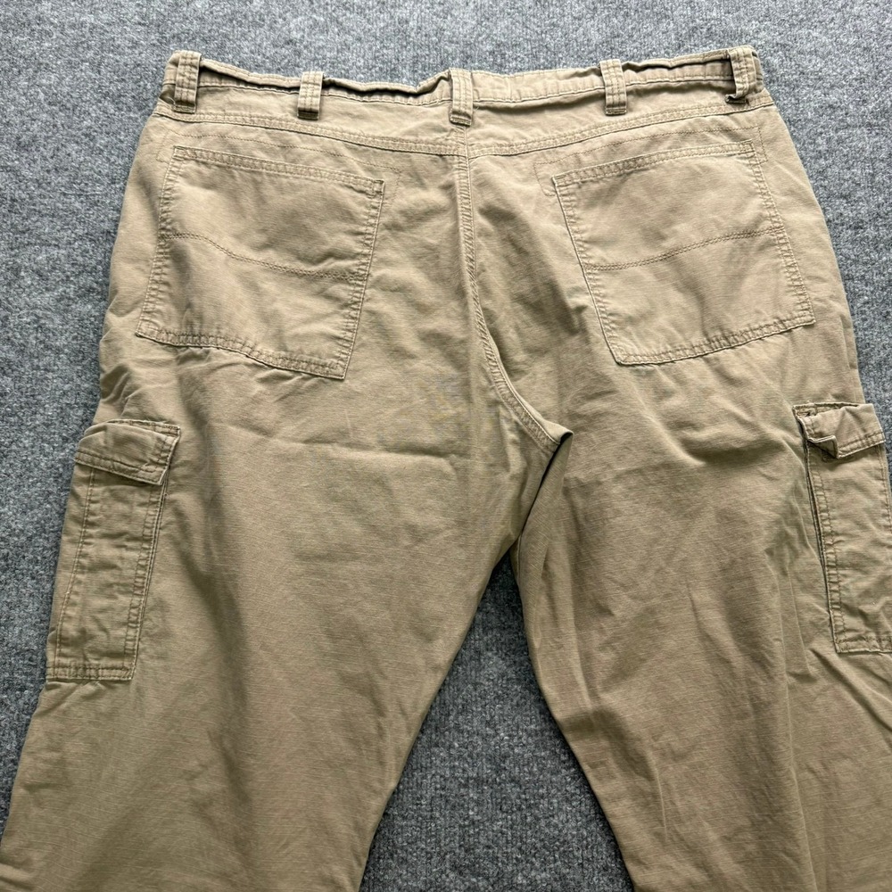 Wrangler Authentics Pants Men's Size 40x29 Khaki Cargo Work Utility Trousers - Picture 9 of 12